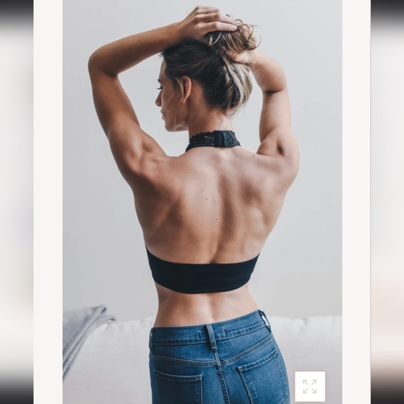 Dusty rose baroque high neck bralette - Picture 11 of 11